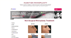 Desktop Screenshot of injectionrhinoplasty.net